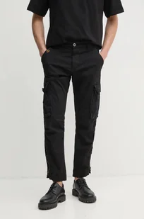 Alpha Industries spodnie Task Force Pant męskie kolor czarny w fasonie cargo 106203 - Spodnie męskie - miniaturka - grafika 1