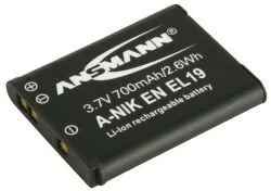 Bateria Li-Ion do Nikon EL 19 ANSMANN, 700 mAh, 3.7 V - Baterie i akcesoria - miniaturka - grafika 1