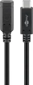 Kable - Przedłużacz USB-C 3.2 Gen2 10Gb/s 60W Goobay 1m - miniaturka - grafika 1