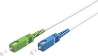 Kable światłowodowe - Goobay Kabel światłowodowy FTTH, Singlemode OS2 White, biały Simplex, 2 m - Długość kabla 2 m RB59619 - miniaturka - grafika 1