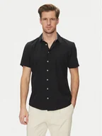 Koszule męskie - Blend Koszula 20717866 Czarny Regular Fit - miniaturka - grafika 1