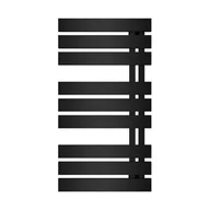 Grzejniki łazienkowe - Grzejnik łazienkowy c.o. NAM-50/90C33 czarna struktura D50 Instal-Projekt - miniaturka - grafika 1