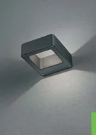 Lampy ogrodowe - Trio Leuchten Nowoczesny kinkiet kwadrat antracyt zawiera LED - Reno - miniaturka - grafika 1