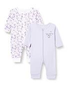 Śpiochy dla niemowląt - NAME IT Girl's NBFNIGHTSUIT 2P Zip Flower NOOS śpiwór, fioletowy wrzos, 98, Purple Heather, 98 cm - miniaturka - grafika 1