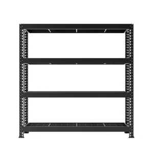 Regał metalowy Mega 500 kg z kratą 180x200x60 cm 4 półki Metalkas - Półki do salonu - miniaturka - grafika 1