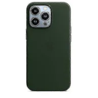 Etui i futerały do telefonów - Skórzane etui na telefon do Iphone 13 Pro Skórzane etui ochronne z Magsafe Sequoia zielony - miniaturka - grafika 1