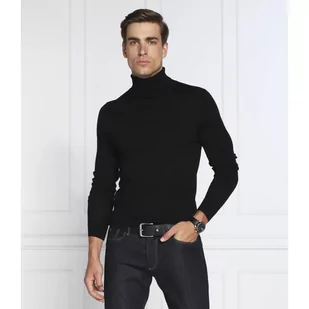 Calvin Klein Wełniany golf | Slim Fit - Swetry męskie - miniaturka - grafika 1