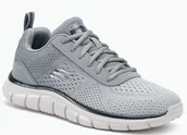 Buty sportowe męskie - Skechers Buty Męskie Sportowe Track Ripkent szare 41 Eu - miniaturka - grafika 1