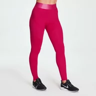 Spodnie sportowe damskie - Damskie legginsy z fakturowanej tkaniny z kolekcji Adapt MP – Virtual Pink - M - miniaturka - grafika 1
