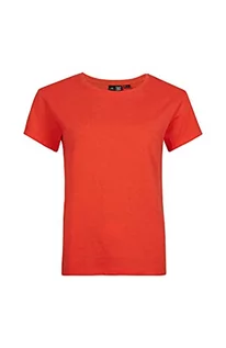 Koszulki i topy damskie - O'Neill O'Neill Koszulka damska Essential z okrągłym dekoltem, z okrągłym dekoltem czerwony pomidor koktajlowy L-XL 1P7324 - grafika 1