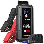 Akcesoria do tabletów i e-booków - Powerbank Topdon Car Jump Starter JumpSurge 1200, 10000 mAh (TOPJS12) Czarna - miniaturka - grafika 1