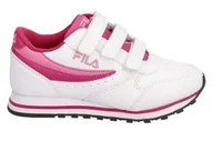 Buty dla dziewczynek - Buty dziecięce Fila Orbit Velcro Low sportowe-31 - miniaturka - grafika 1