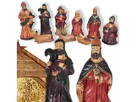 Ozdoby bożonarodzeniowe - Figurki Szopka Bożonarodzeniowa Święta Rodzina 9El - miniaturka - grafika 1