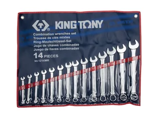 KING TONY metryczny, zestaw 14 1214 MR-torba na narzędzia 1214MR - Akcesoria do elektronarzędzi - miniaturka - grafika 3