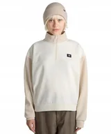 Bluzy damskie - Bluza Vans COLORBLOCK HALF ZIP VN000H2AD0D Marshmallow/Oat XS - miniaturka - grafika 1
