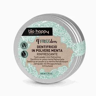 Bio Happy Bio Happy Pielęgnacja twarzy Odświeżający miętowy puder do czyszczenia zębów 50.0 g - Pasty do zębów - miniaturka - grafika 1