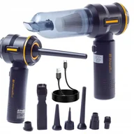 Akcesoria motoryzacyjne - ODKURZACZ RĘCZNY SAMOCHODOWY BEZPRZEWODOWY AKUMULATOROWY MOC RIWALL RMW-01 - miniaturka - grafika 1