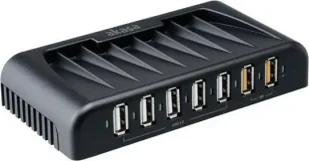 HUB USB Akasa 7x USB-A 2.0 (AK-HB-12BKCM) - Huby USB - miniaturka - grafika 1