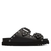 Klapki i japonki damskie - Klapki Scholl Beatriz Ring F00633 Czarny - miniaturka - grafika 1