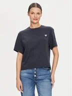 Koszulki i topy damskie - Guess Jeans T-Shirt W4YI05 K8HM0 Granatowy Regular Fit - miniaturka - grafika 1