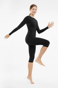 Komplet bielizny termoaktywnej damskiej z bambusowego włókna węglowego Viking Gaja Set 3/4 Bamboo 0900 czarny L - Pozostała odzież narciarska Komplet bielizny termoaktywnej damskiej z bambusowego włókna węglowego Viking Gaja Set 3/4 Bamboo 0900 czarny L - Pozostała odzież narciarska - miniaturka - grafika 1