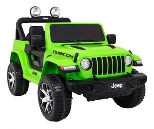 Pojazd Jeep Wrangler Rubicon Zielony PA.DK-JWR555.ZIE - Pojazdy elektryczne dla dzieci - miniaturka - grafika 1