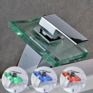 STELLMAN Bateria umywalkowa Glas Led - Baterie umywalkowe - miniaturka - grafika 2
