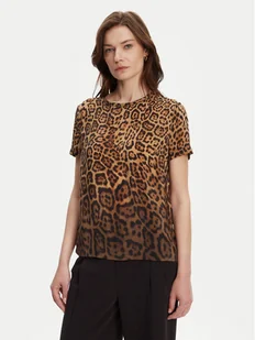 Guess Bluzka 5YGH29 7320A Brązowy Regular Fit - Bluzki damskie - miniaturka - grafika 1