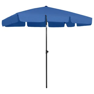 VidaXL Parasol plażowy, lazurowy, 200x125 cm 314734 VidaXL - Parasole ogrodowe - miniaturka - grafika 9