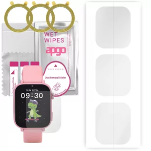 3x Folia hydrożelowa do Garett Kids Nice Pro 4G (dla dzieci) - apgo Smartwatch Hydrogel Protection Ochrona na ekran smartwatcha - Akcesoria do smartwatchy - miniaturka - grafika 1