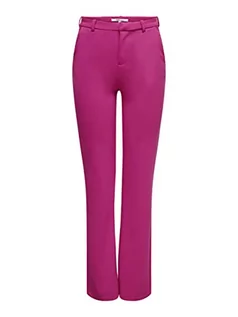 Spodnie damskie - ONLY Damskie spodnie Onlraffy-yo Life Mid STR Pant TLR Noos, Very Berry, 30-XL - grafika 1