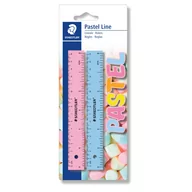 Przybory szkolne - Staedtler Zestaw 2 linijek 15 cm kolor pastelowe - miniaturka - grafika 1