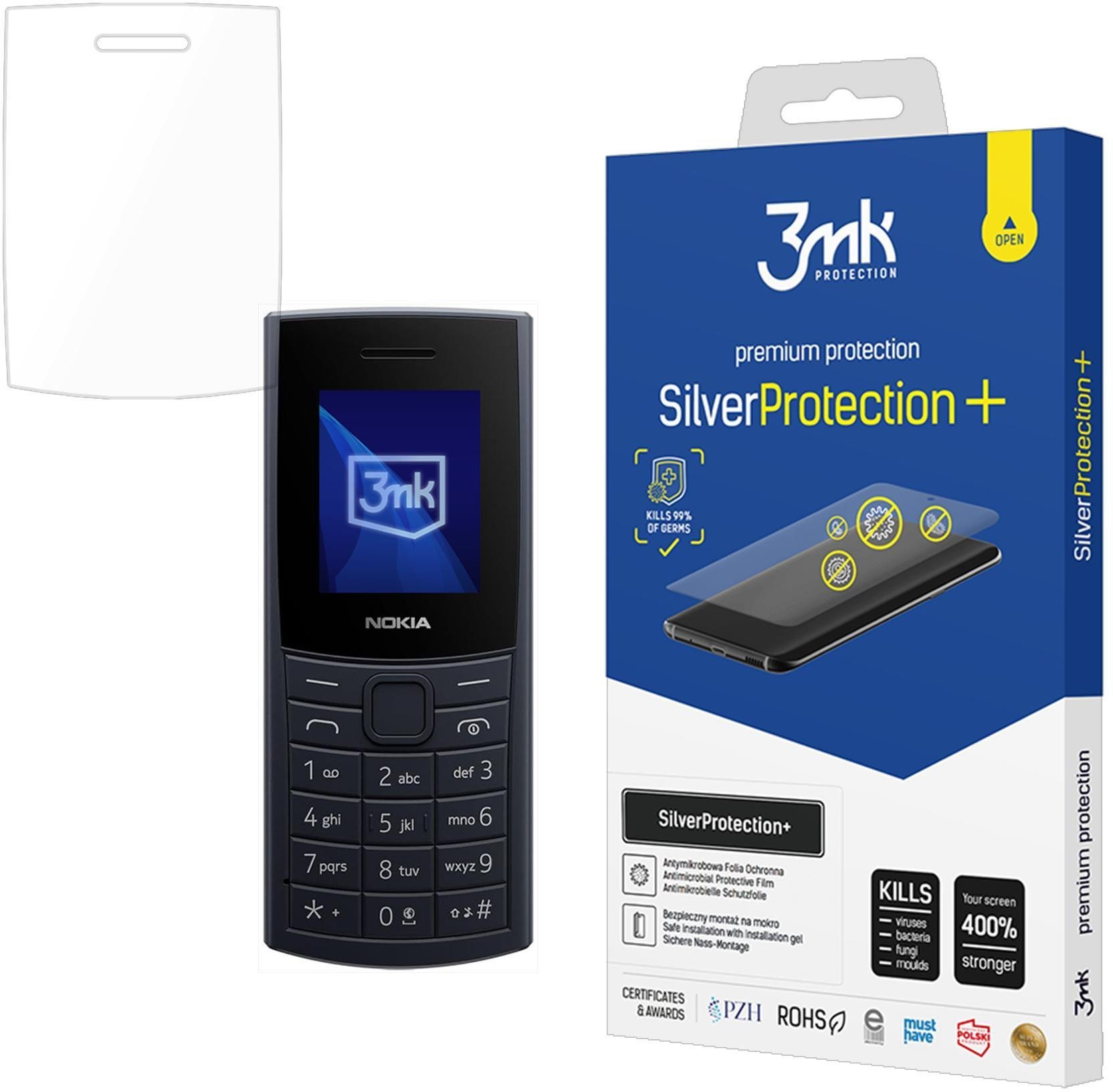 NOKIA 110 4G 2023 - 3MK SILVERPROTECTION+