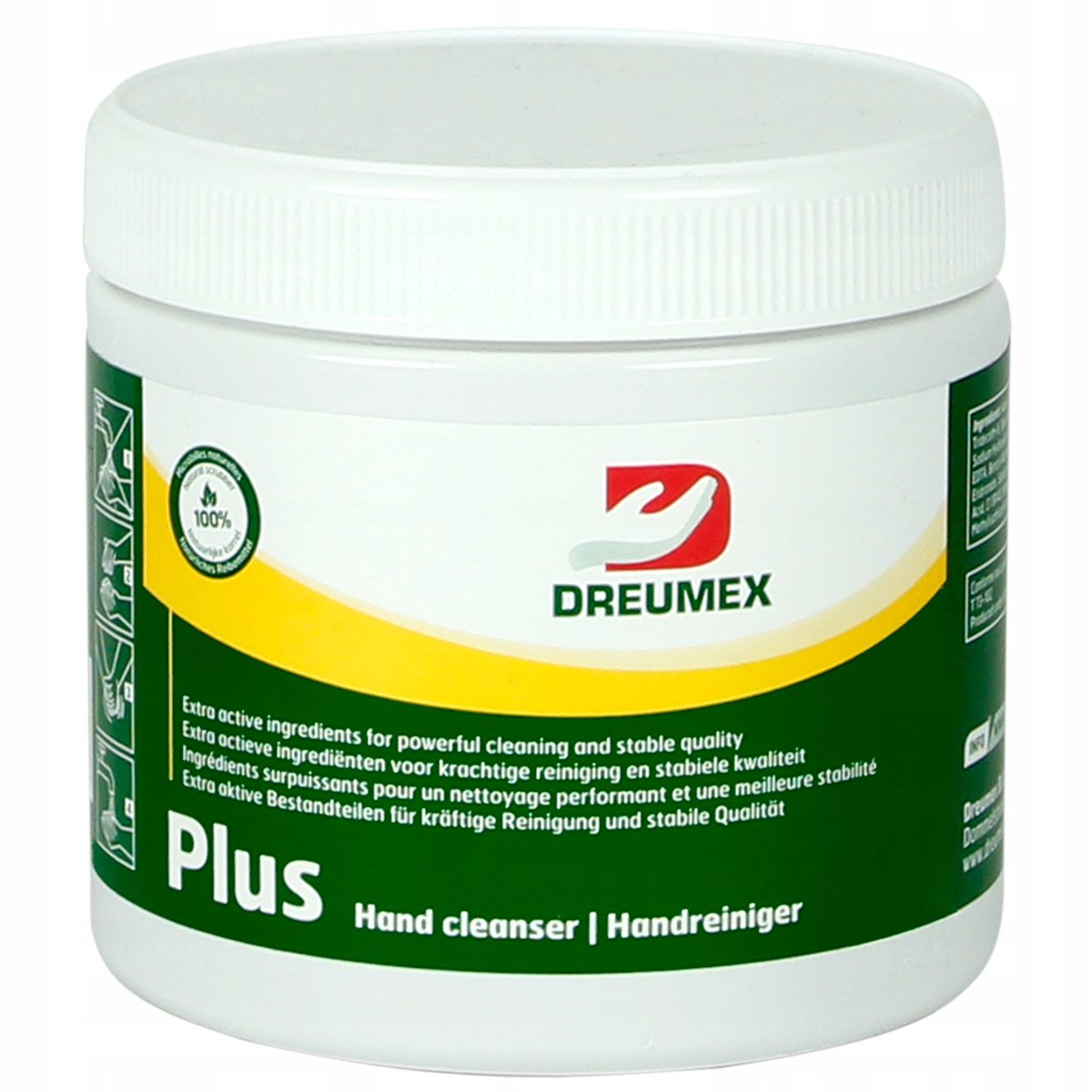 Dreumex Pasta do mycia rąk (eur11,58/L) Plus żółte 600 ml. puszka Handreiniger 10106001004