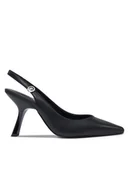 Czółenka - Just Cavalli Szpilki 77RA3S15 Czarny - miniaturka - grafika 1