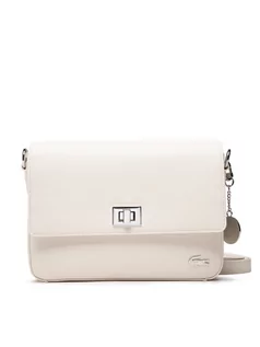 Torebki damskie - Lacoste Torebka Flap Crossover Bag NF2770DC Biały - grafika 1