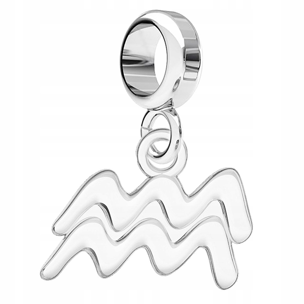 Charms Srebrny Znak Zodiaku Wodnik Aquarius Zodiak dla Wodnika SREBRO 925