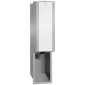 Dozowniki papieru i mydła dla firm - Dozownik mydła w pianie do zabudowy 650 ml KWC Exos, stal kolor biały - miniaturka - grafika 1