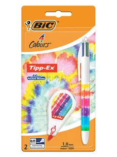 Bic 2-częściowy zestaw "4 colours" - Przybory szkolne - miniaturka - grafika 1