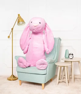 DUŻY MIŚ PLUSZOWY KRÓLIK FIGO PRZYTULANKA MASKOTKA 160cm CIEMNY RÓŻ - Maskotki i pluszaki - miniaturka - grafika 1