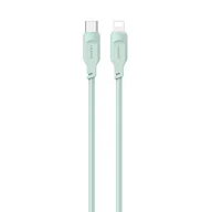 Kable - USAMS Kabel USB-C na Lightning PD Fast Charging 1,2m 20W Lithe Series zielony/green SJ566USB04 (US-SJ566) - miniaturka - grafika 1