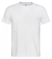 Koszulki męskie - Jasny Szary Bawełniany T-Shirt Męski Bez Nadruku -STEDMAN- Koszulka, Krótki Rękaw, Basic, U-neck - Stedman - miniaturka - grafika 1