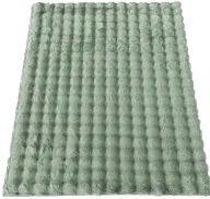 Dywany - Zielony miękki dywan shaggy R5-G59 - miniaturka - grafika 1