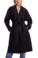 Płaszcze damskie - VERO MODA Vmfortune Long Jacket Ga Noos płaszcz, czarny, L - miniaturka - grafika 1