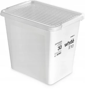 ORPLAST SP. Z O.O. SP. K. Pojemnik Z Pokrywą White Line 30l 1542 AUR000347 - Pojemniki kuchenne - miniaturka - grafika 1