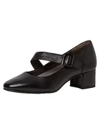 Czółenka - Tamaris Comfort Damskie 8-84304-41 wygodne wygodne buty o wszechstronnym rozmiarze, regulowane paski, klasyczne czółenka do butów na co dzień, Czarna papka, 38 EU Weit - miniaturka - grafika 1