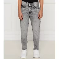 Spodnie i spodenki dla chłopców - CALVIN KLEIN JEANS Jeansy | Slim Fit - miniaturka - grafika 1