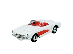 WELLY 1957 CHEVROLET CORVETTE BEZ DACHU BIAŁY 1:60 52054 - Samochody i pojazdy dla dzieci - miniaturka - grafika 1