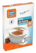 Akcesoria i części do ekspresów do kawy - Filtry Do Kawy 4 40 Szt. Do Ekspresów Przelewowych - miniaturka - grafika 1
