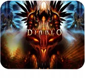 Podkładki pod mysz - PODKŁADKA POD MYSZKĘ Z NADRUKIEM DIABLO GRY PREZENT -TEKST -29X36 - miniaturka - grafika 1